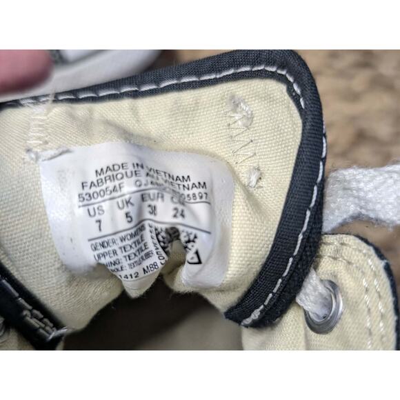 CONVERSE Chuck Taylor All Star Dainty Canvas Lo Shoe Black Women's 7 Casual - Picture 7 of 7